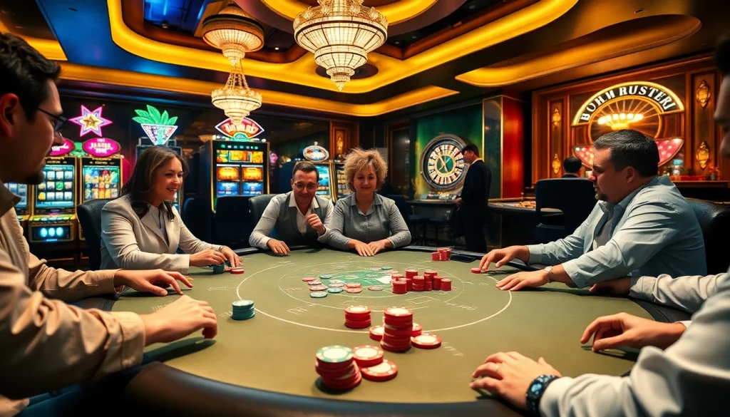 Experience thrilling gameplay at rik vip with vibrant poker action and luxurious casino ambiance.