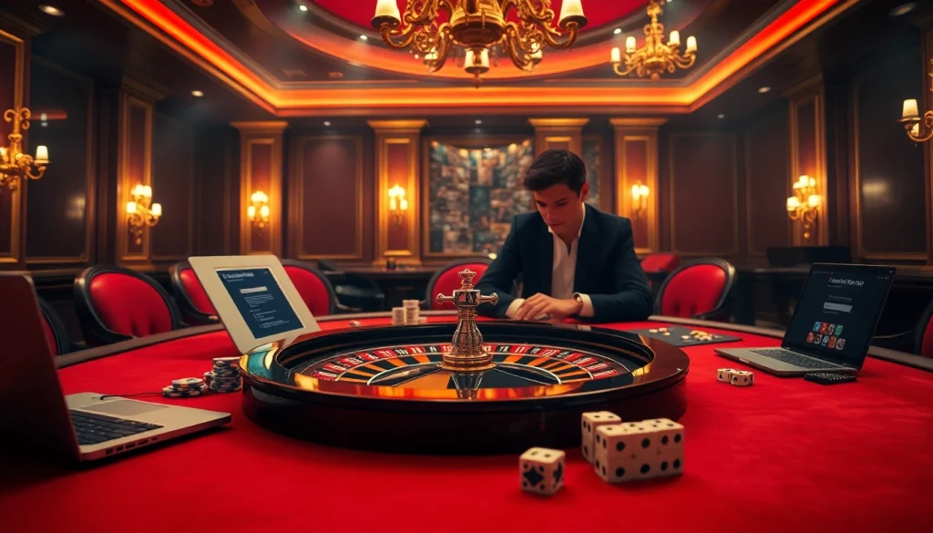 Engaging in gambling strategies at the hidden wiki-themed casino table.