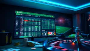Dynamic online betting interface showcasing winvn88.live, featuring vibrant game options and engaging visuals.