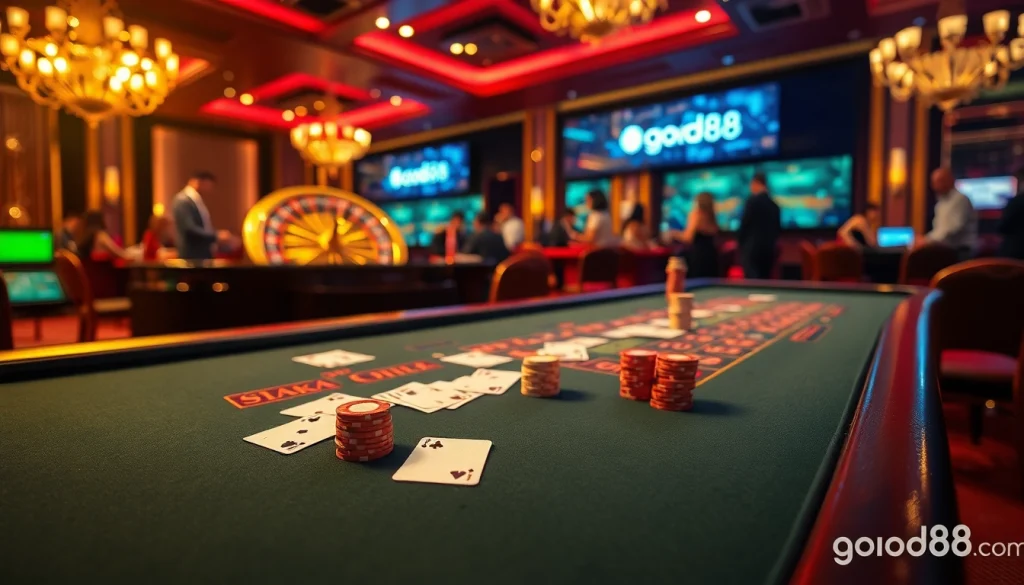 Experience high-stakes gambling at good88 com with casino tables and thrilling games.