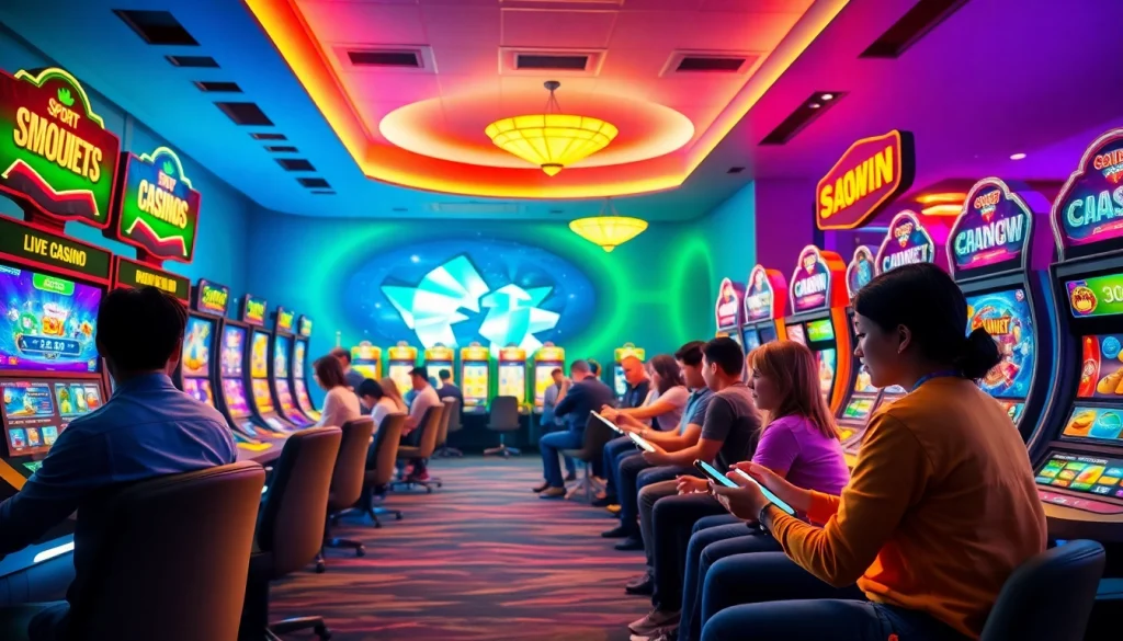 Trải nghiệm sự hứng khởi tại SAOWIN khi người chơi đa dạng tham gia các hoạt động chơi game trực tuyến, nhấn mạnh sự vui vẻ và tính bao dung.