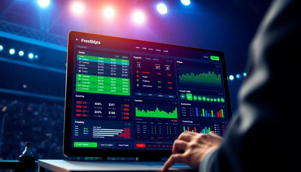 Tỷ lệ kèo displayed on a dynamic digital sports betting interface with professional design elements.