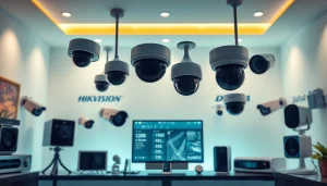 Cámaras de seguridad en Liberia mostradas en una configuración de seguridad moderna que exhibe opciones de calidad para hogares y negocios.