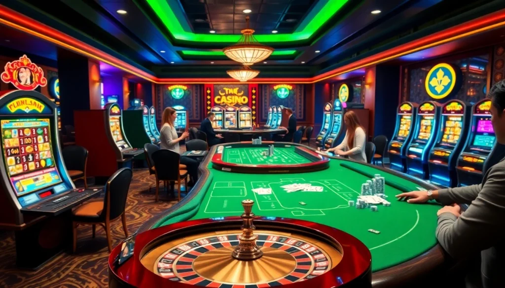 Vivez l'excitation du casino en ligne argent réel avec des tables de jeux vibrantes et des joueurs enthousiastes.